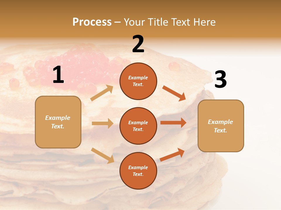 Background Hotcake White PowerPoint Template