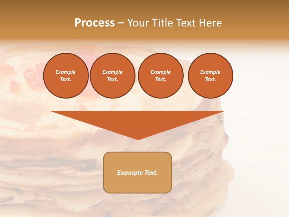 Background Hotcake White PowerPoint Template