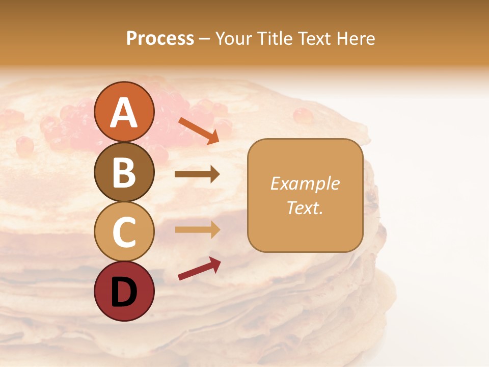 Background Hotcake White PowerPoint Template