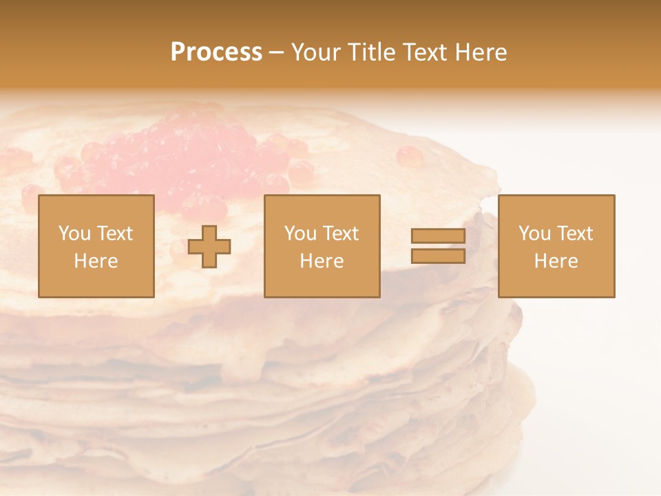 Background Hotcake White PowerPoint Template