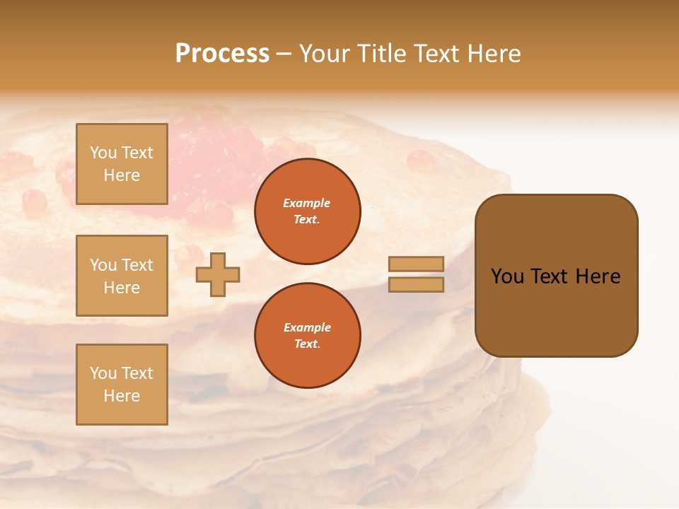 Background Hotcake White PowerPoint Template