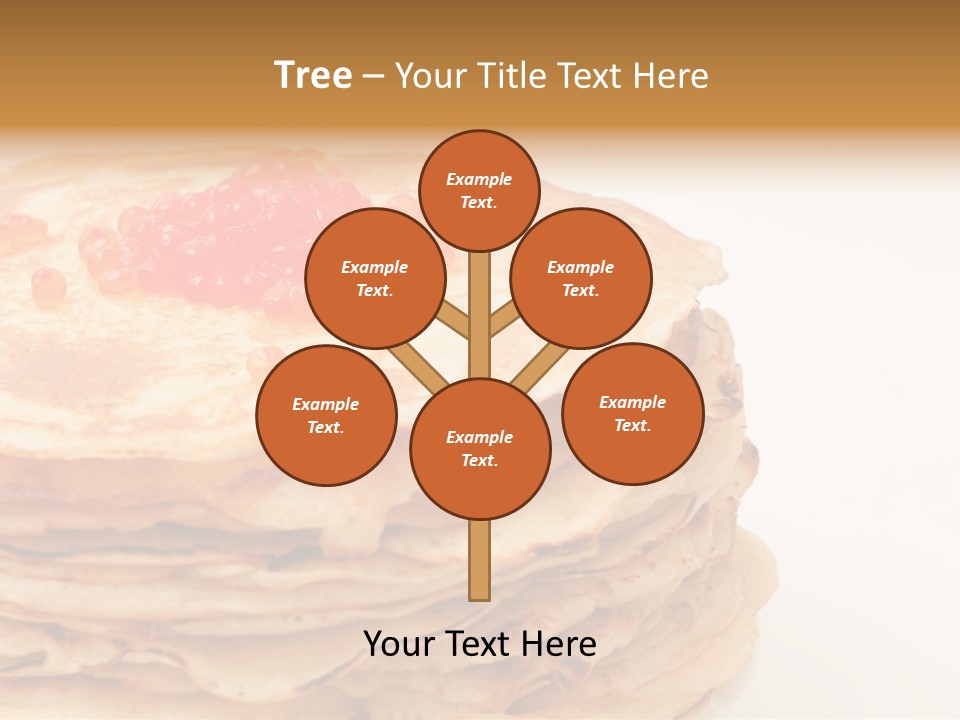 Background Hotcake White PowerPoint Template