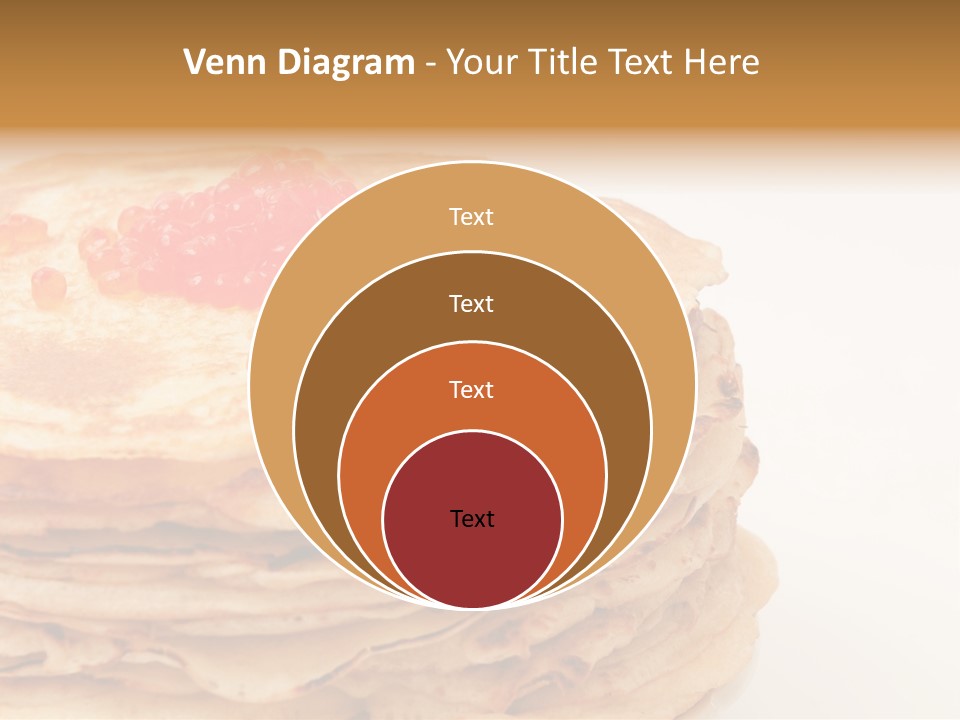 Background Hotcake White PowerPoint Template