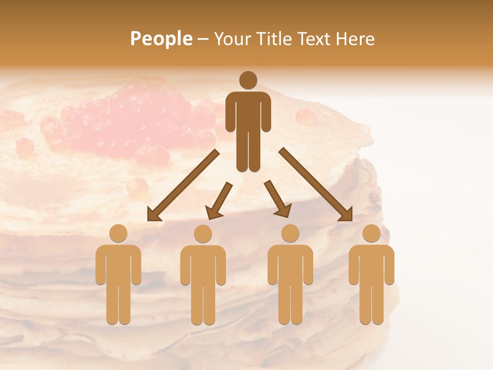 Background Hotcake White PowerPoint Template