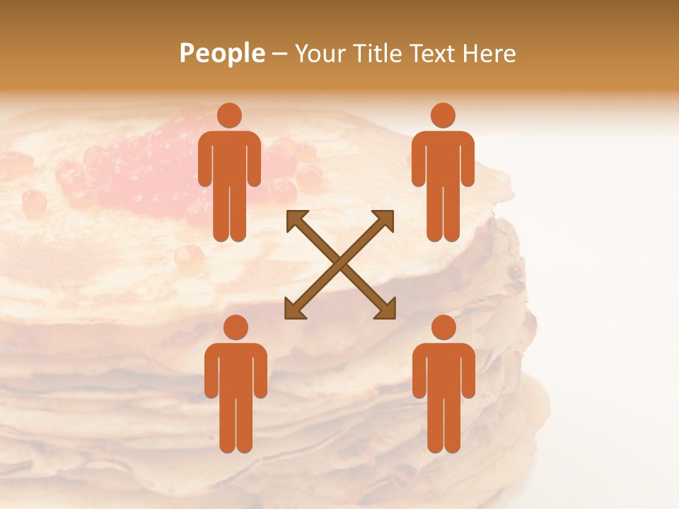 Background Hotcake White PowerPoint Template