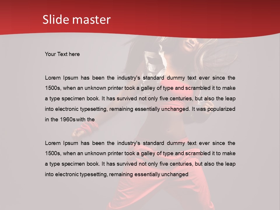 One Attractive Cheerful PowerPoint Template