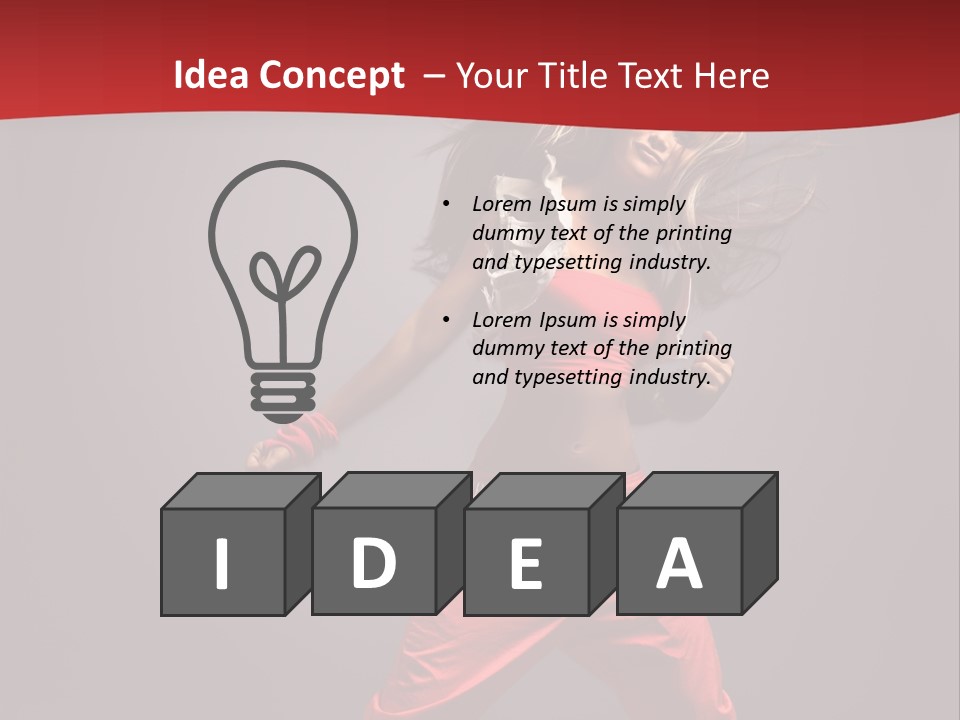 One Attractive Cheerful PowerPoint Template