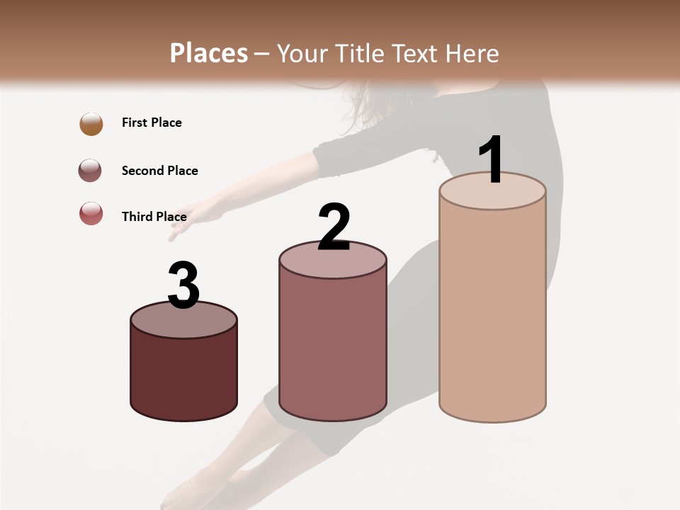 Female Aerobics Behavior PowerPoint Template