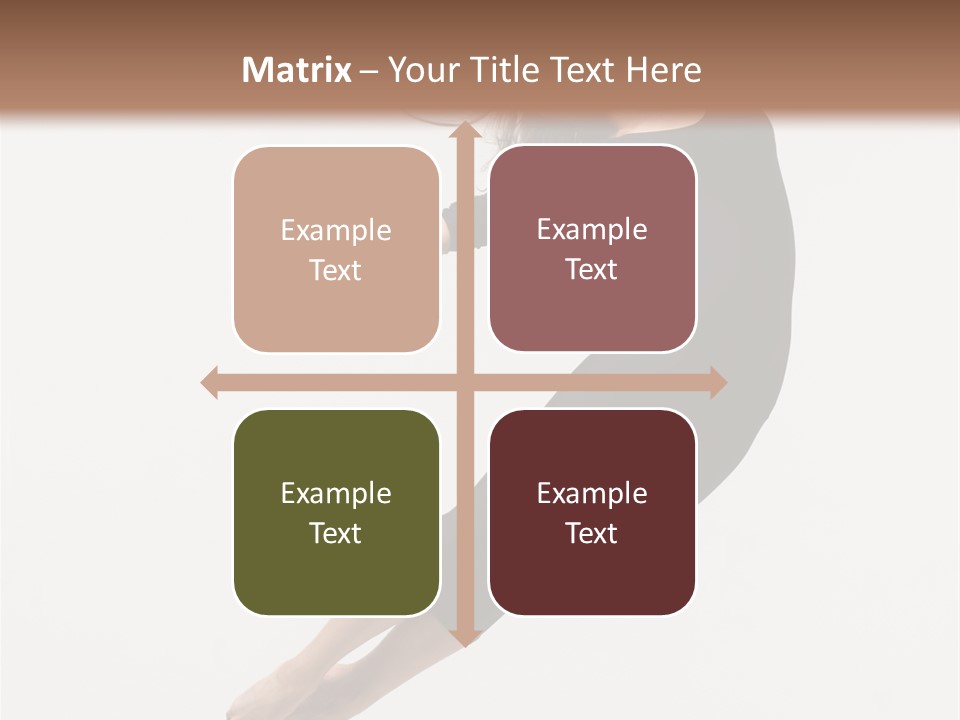 Female Aerobics Behavior PowerPoint Template