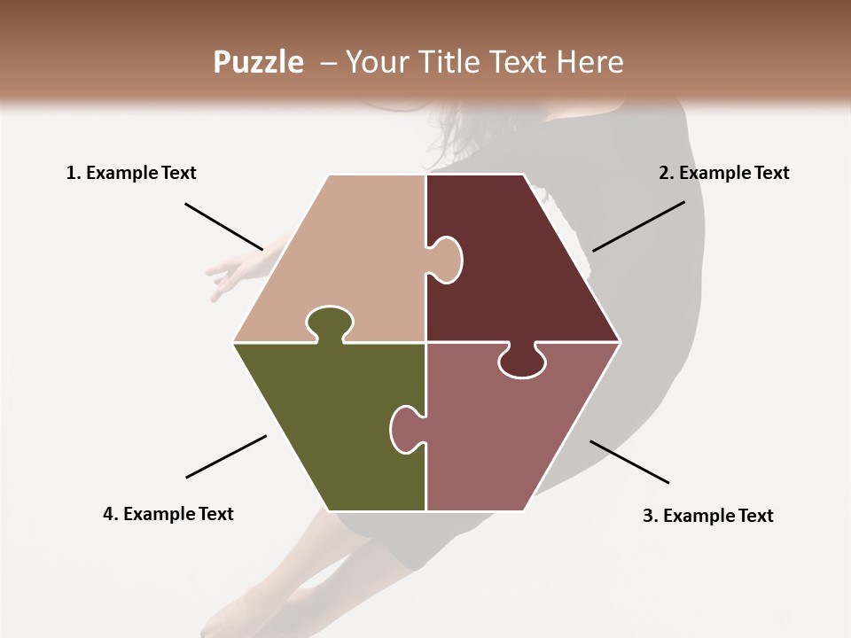 Female Aerobics Behavior PowerPoint Template