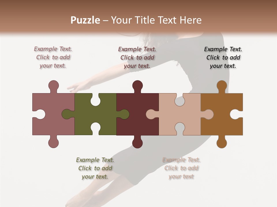 Female Aerobics Behavior PowerPoint Template