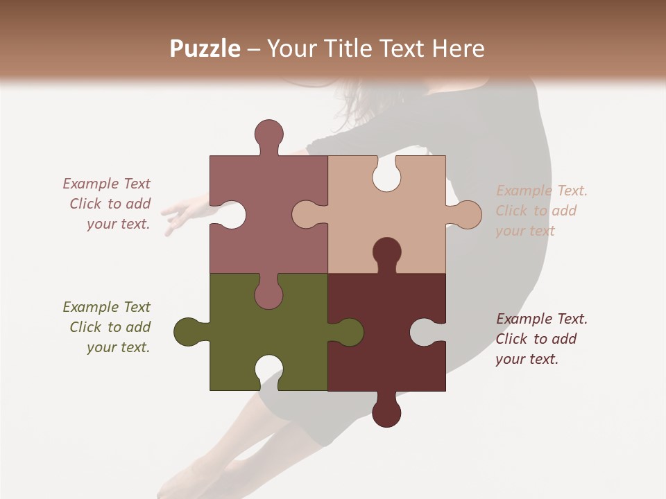 Female Aerobics Behavior PowerPoint Template