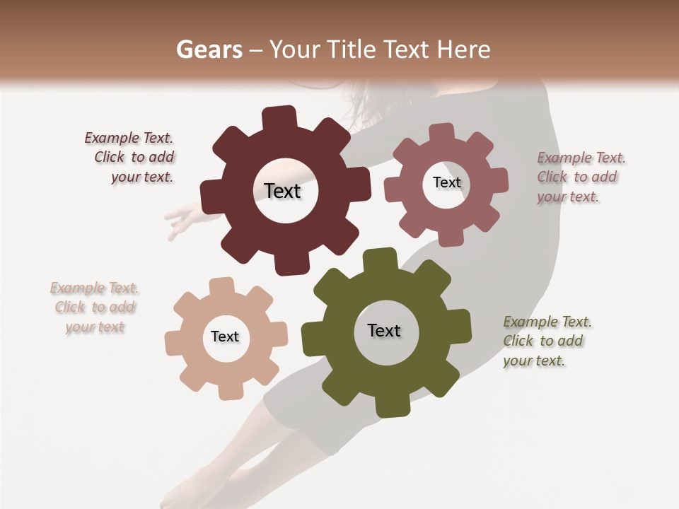 Female Aerobics Behavior PowerPoint Template