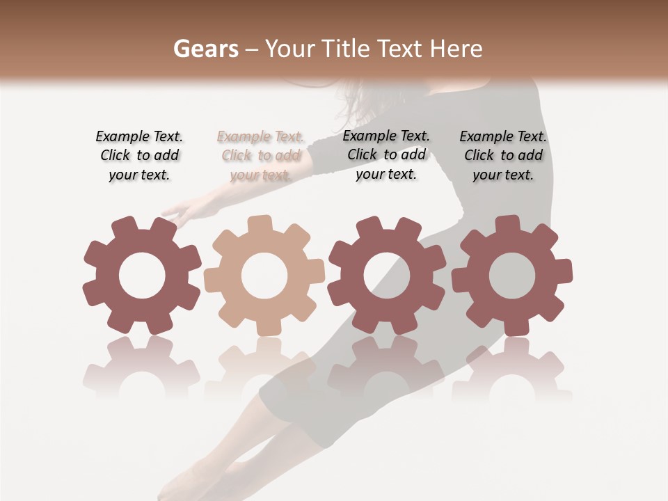 Female Aerobics Behavior PowerPoint Template