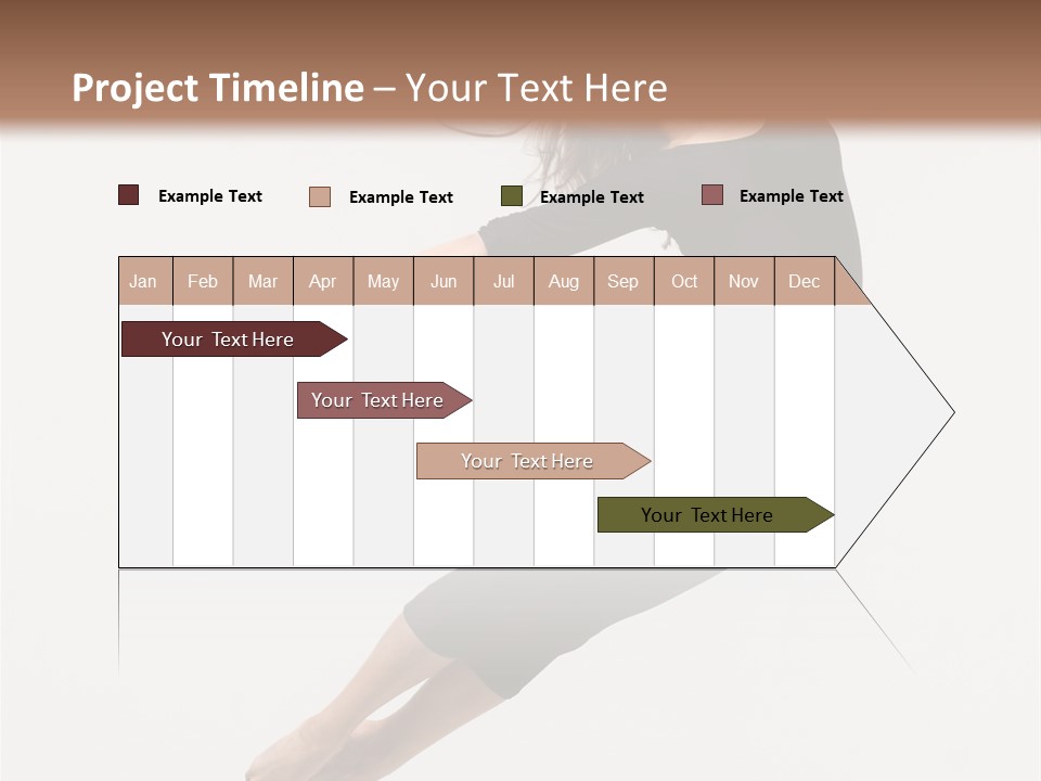 Female Aerobics Behavior PowerPoint Template