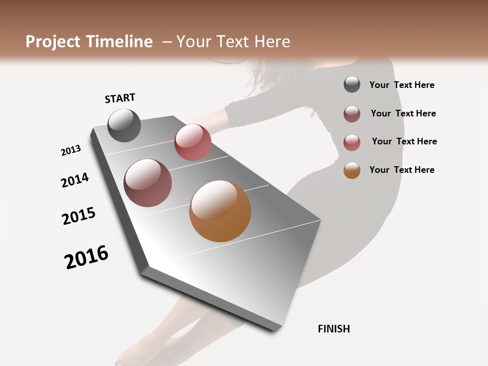 Female Aerobics Behavior PowerPoint Template