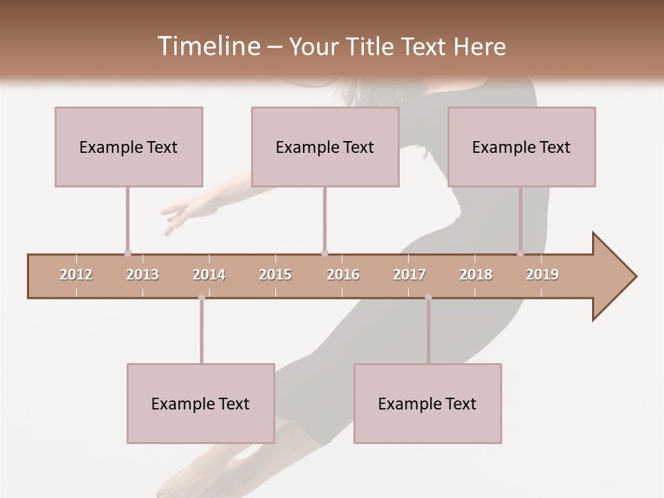 Female Aerobics Behavior PowerPoint Template