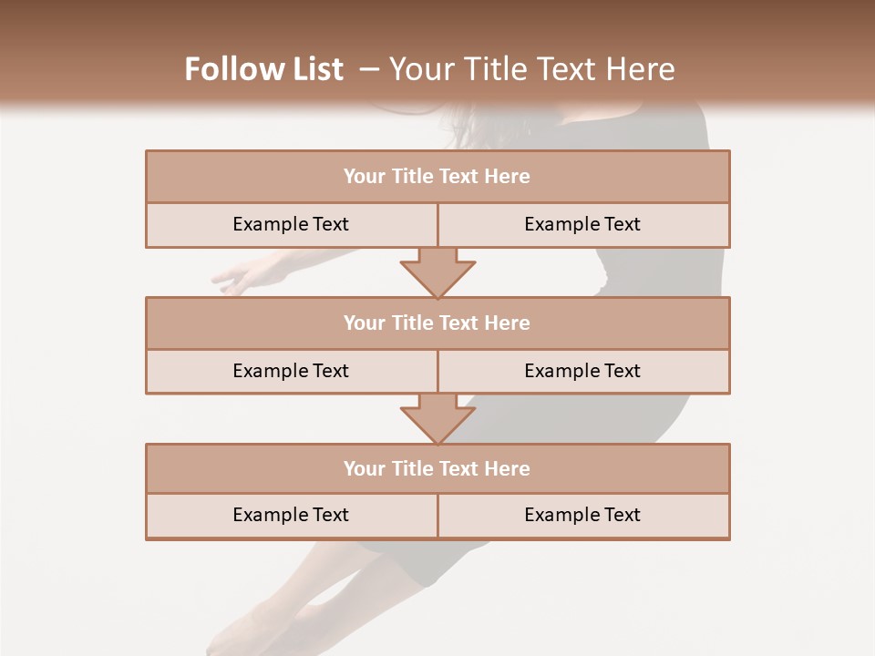 Female Aerobics Behavior PowerPoint Template
