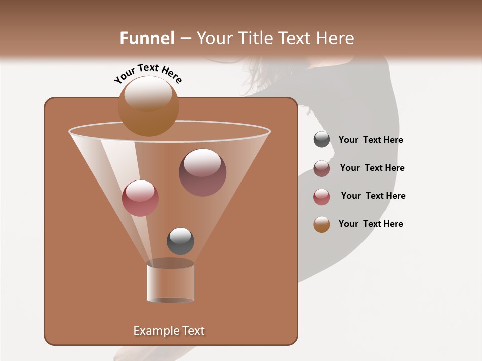 Female Aerobics Behavior PowerPoint Template