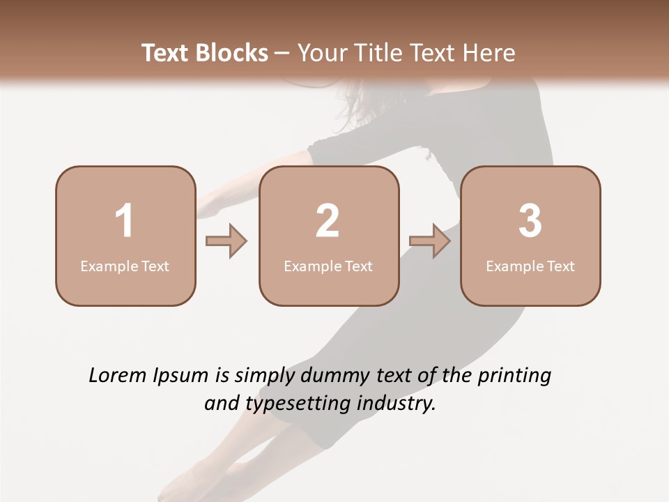 Female Aerobics Behavior PowerPoint Template