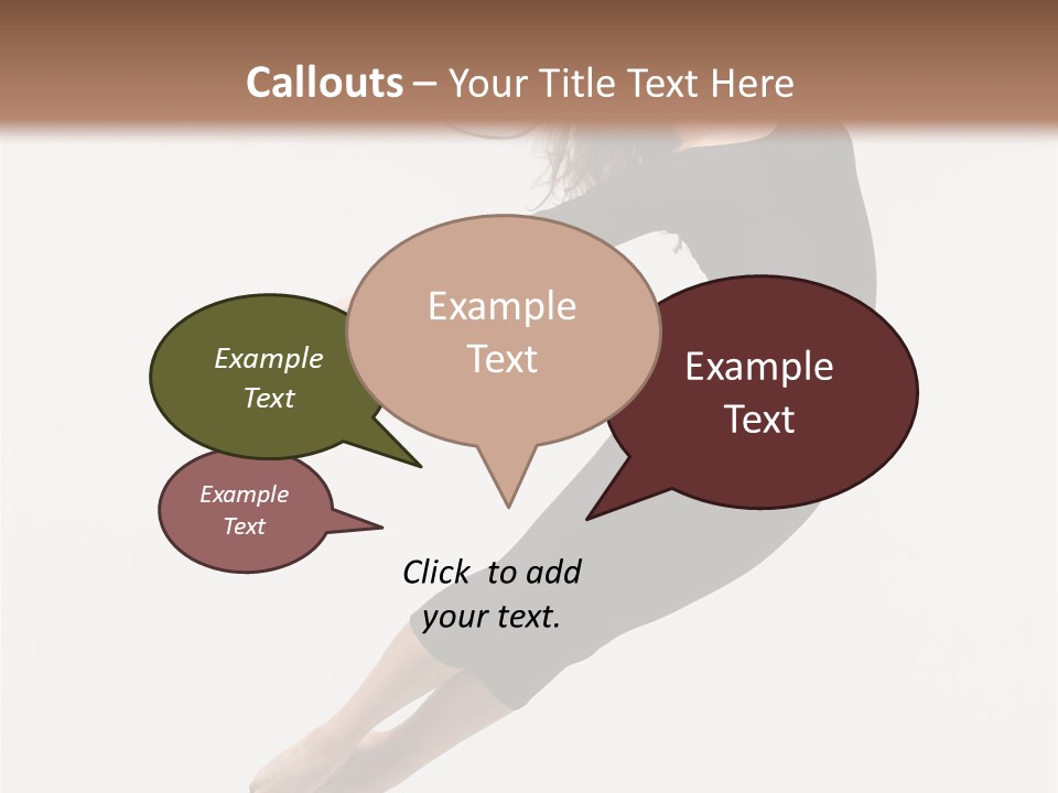 Female Aerobics Behavior PowerPoint Template