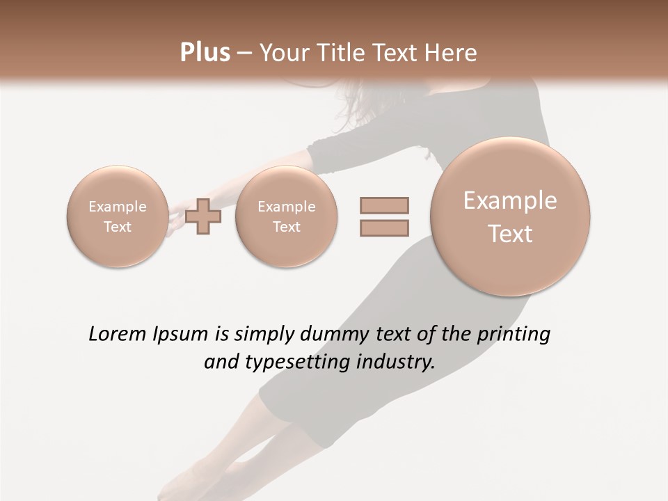 Female Aerobics Behavior PowerPoint Template