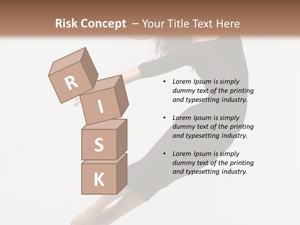 Female Aerobics Behavior PowerPoint Template