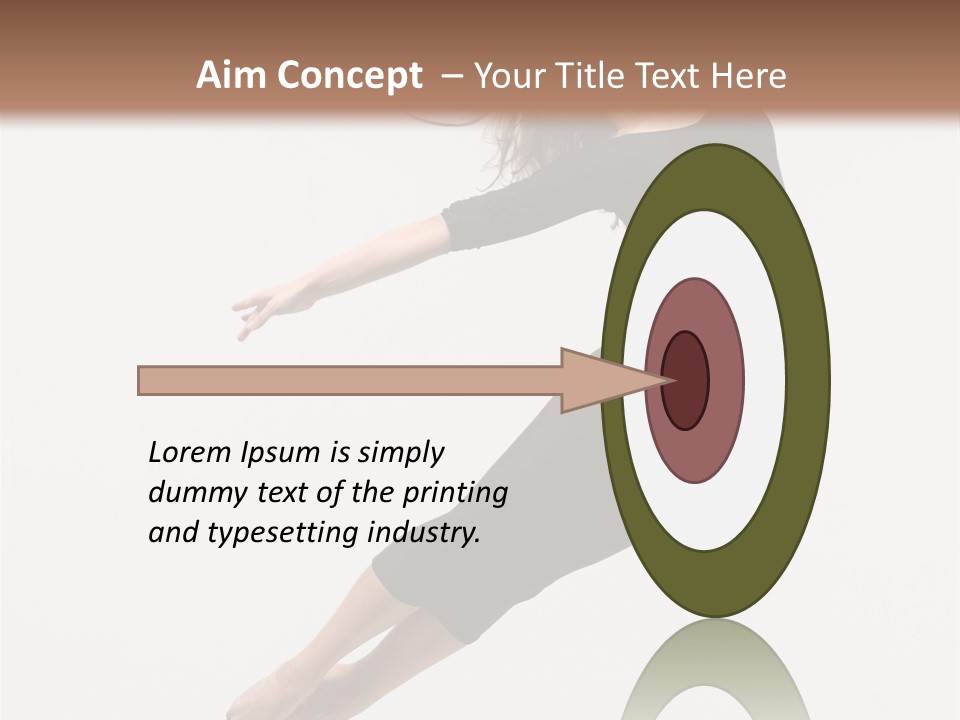 Female Aerobics Behavior PowerPoint Template