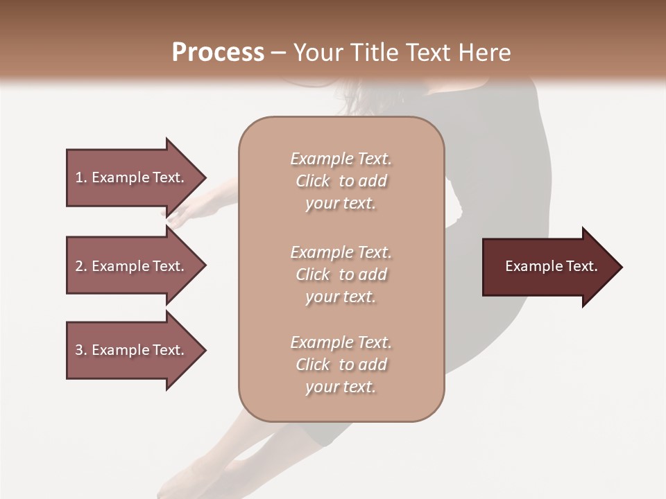 Female Aerobics Behavior PowerPoint Template