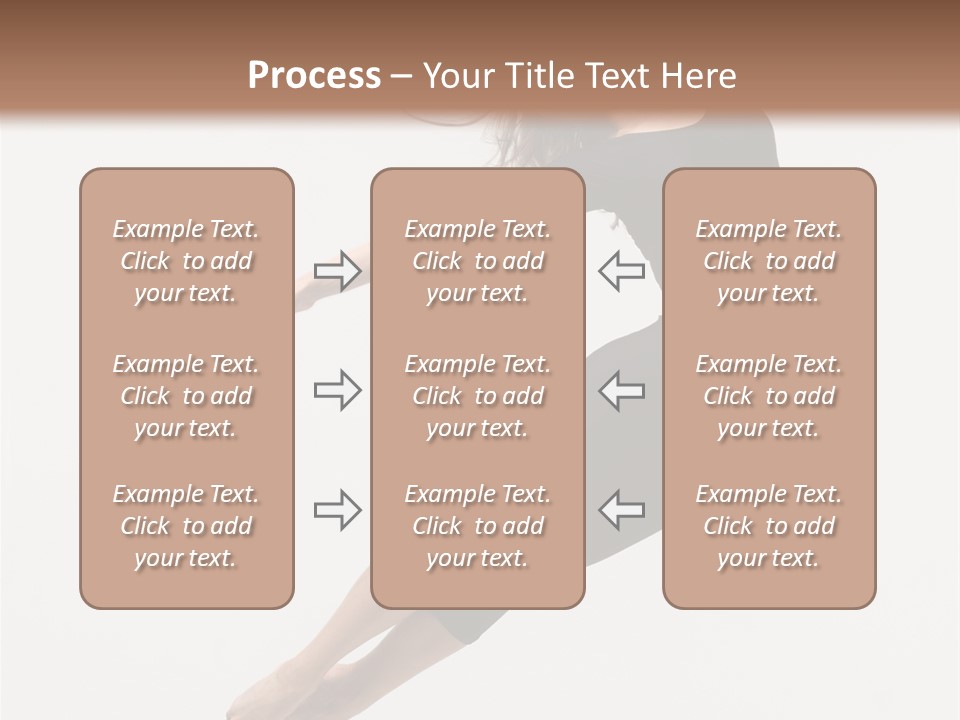 Female Aerobics Behavior PowerPoint Template