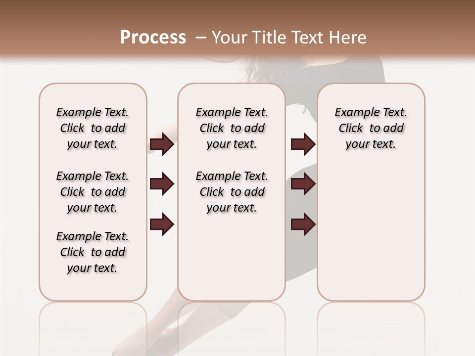 Female Aerobics Behavior PowerPoint Template