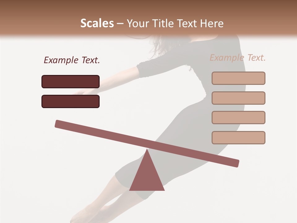 Female Aerobics Behavior PowerPoint Template