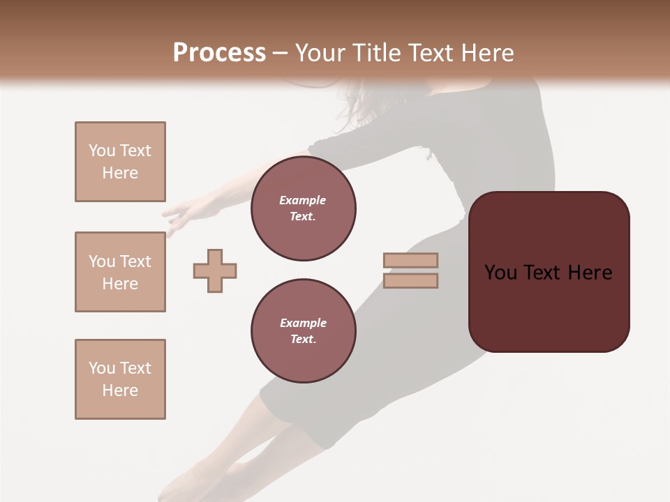 Female Aerobics Behavior PowerPoint Template