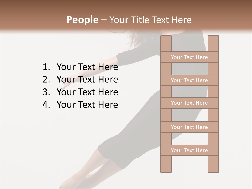 Female Aerobics Behavior PowerPoint Template