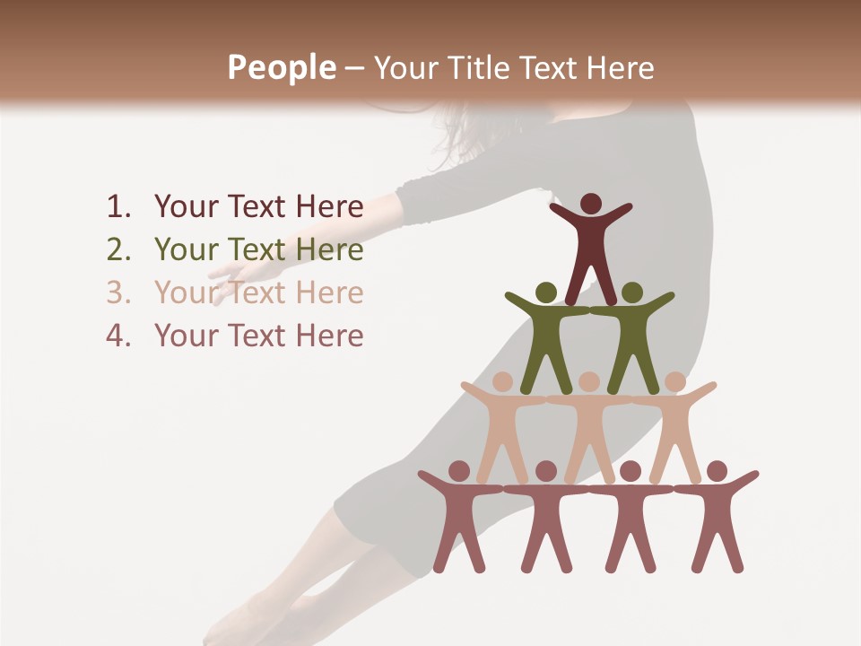 Female Aerobics Behavior PowerPoint Template