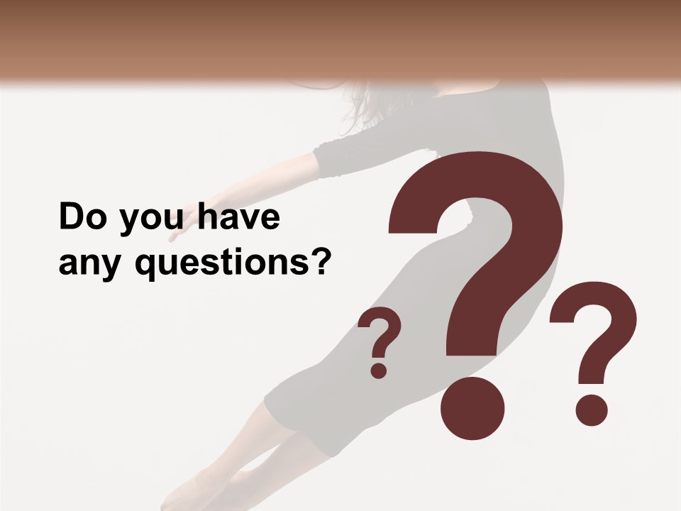 Female Aerobics Behavior PowerPoint Template