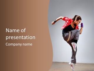 Modern Action Human PowerPoint Template