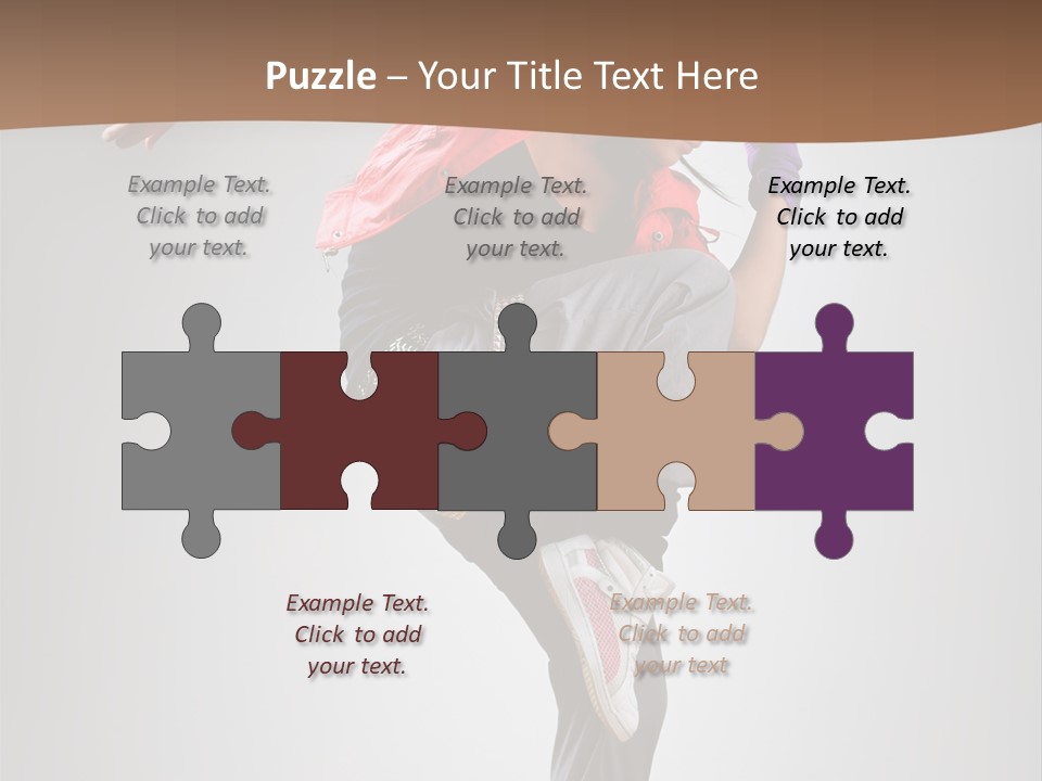 Modern Action Human PowerPoint Template