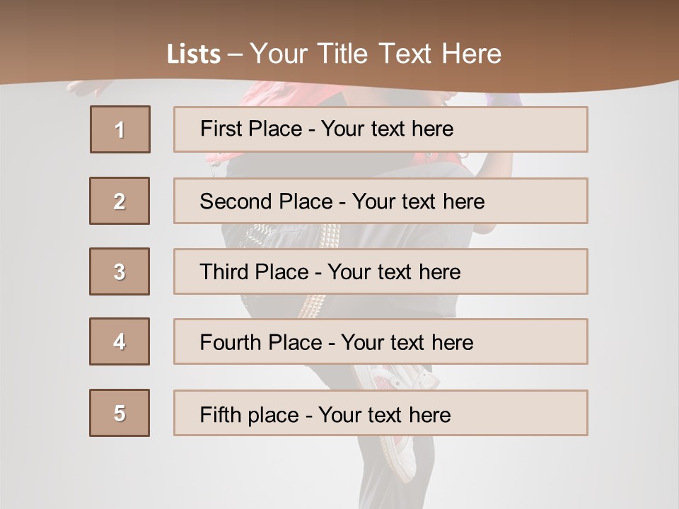 Modern Action Human PowerPoint Template