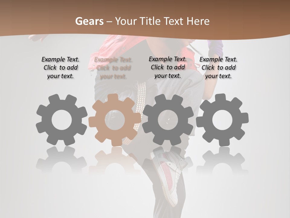 Modern Action Human PowerPoint Template