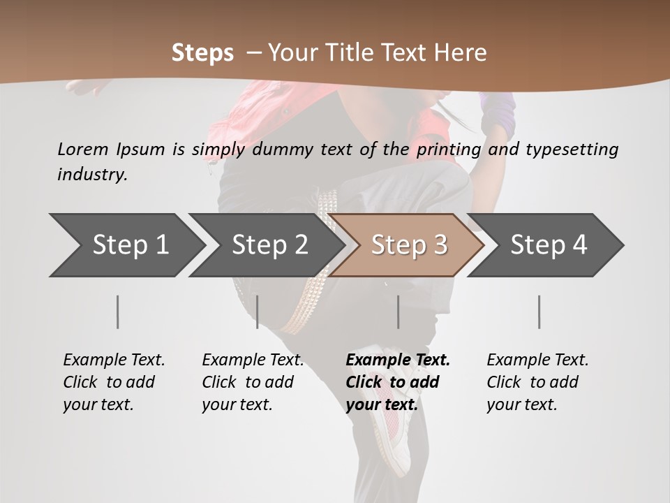 Modern Action Human PowerPoint Template