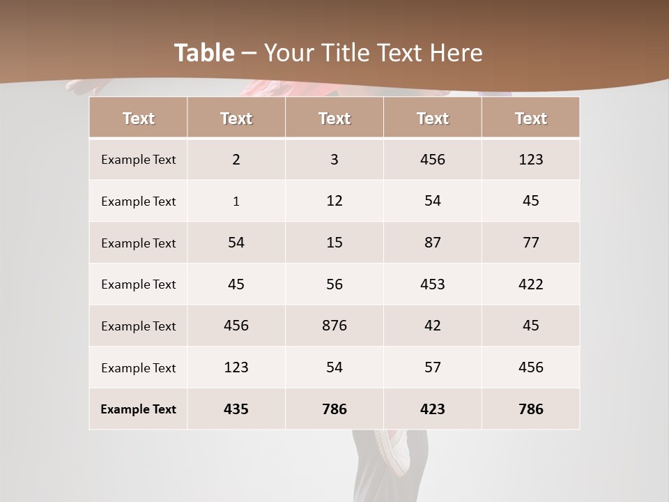 Modern Action Human PowerPoint Template