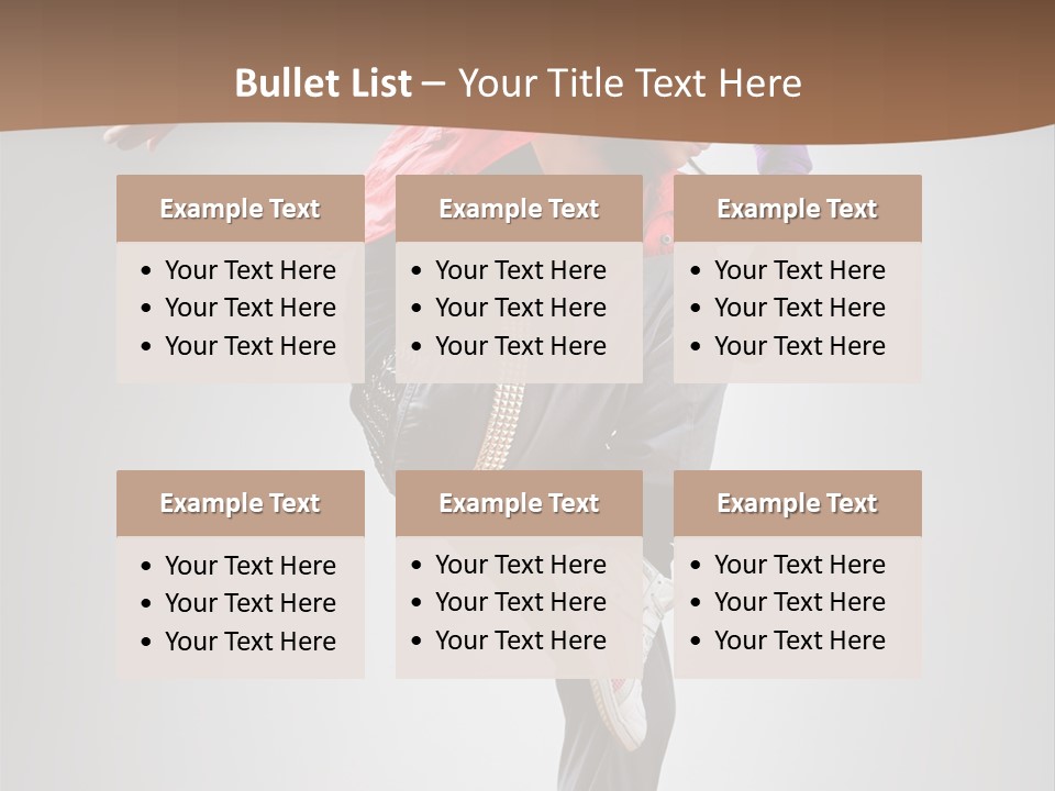 Modern Action Human PowerPoint Template