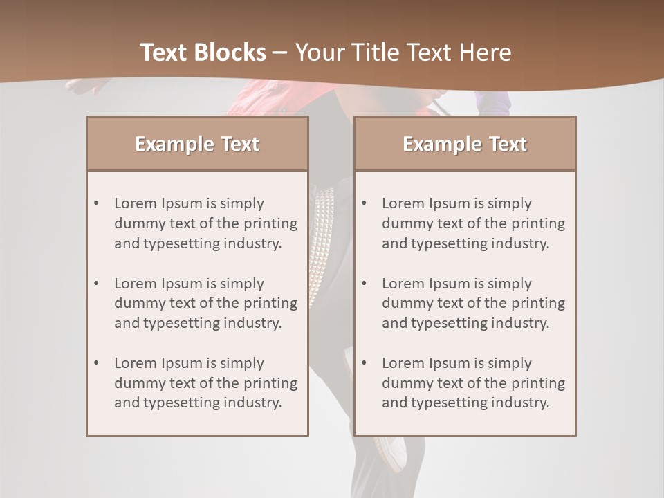 Modern Action Human PowerPoint Template