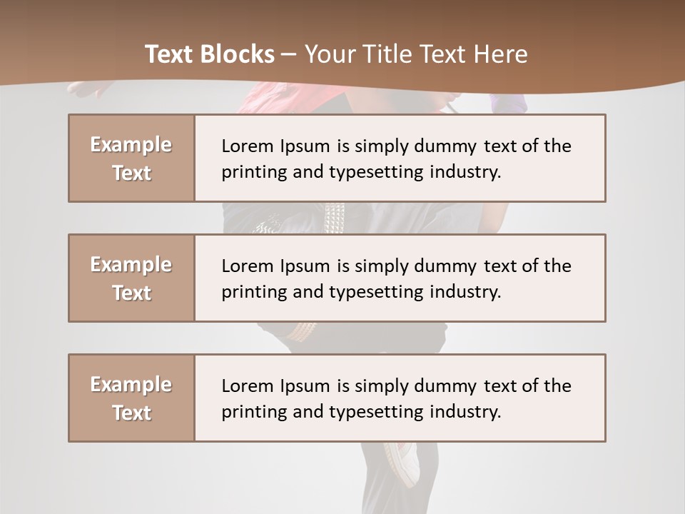 Modern Action Human PowerPoint Template