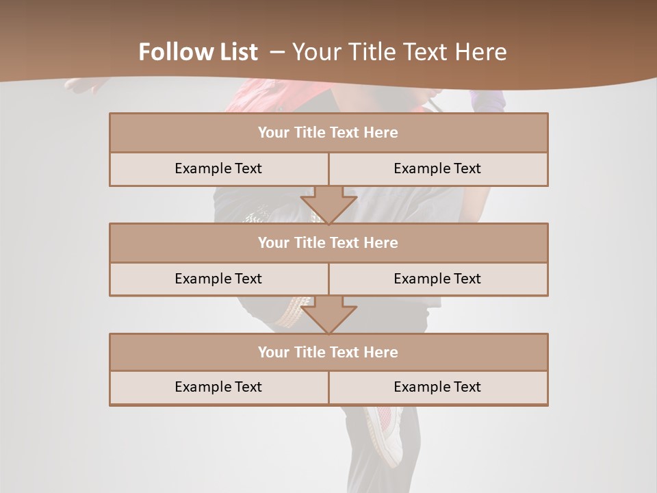 Modern Action Human PowerPoint Template