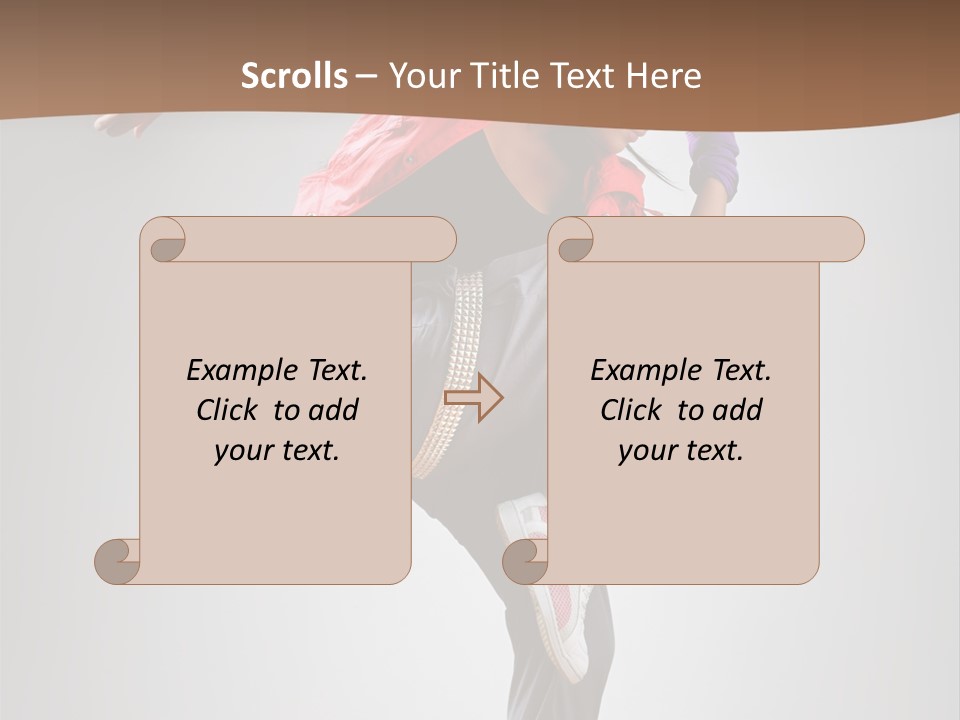 Modern Action Human PowerPoint Template