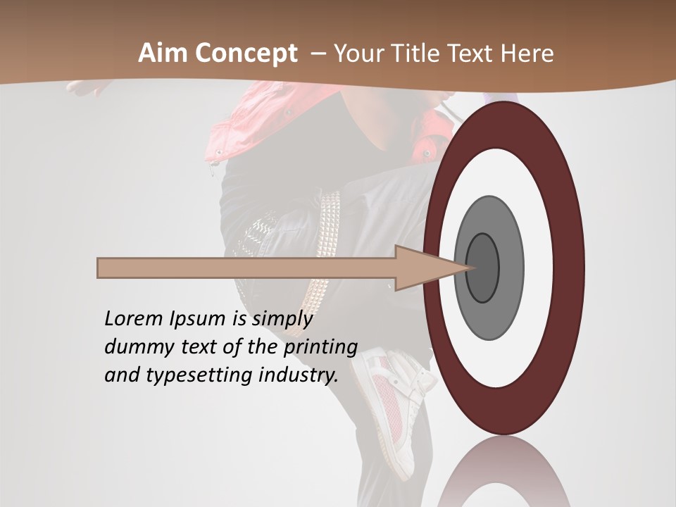 Modern Action Human PowerPoint Template