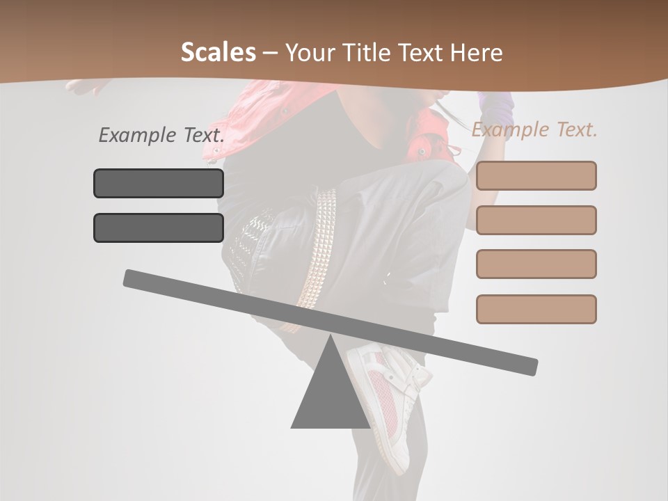 Modern Action Human PowerPoint Template