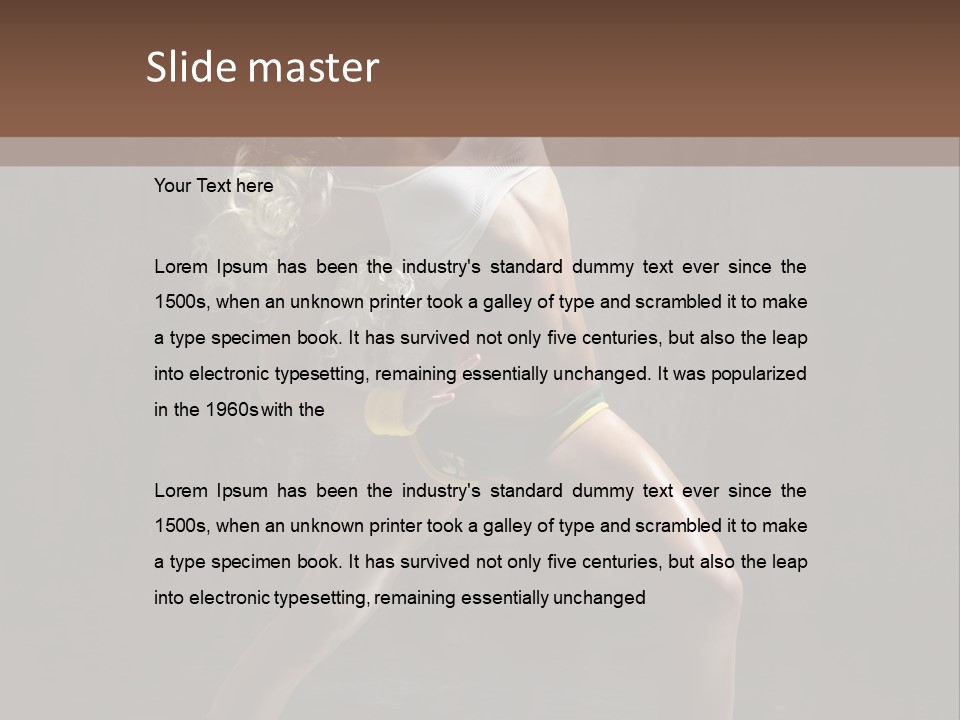 Beautiful Clubbing Color PowerPoint Template